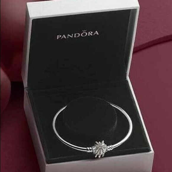 PANDORA Fireworks Bangle Sterling Silver - Picture 1 of 6